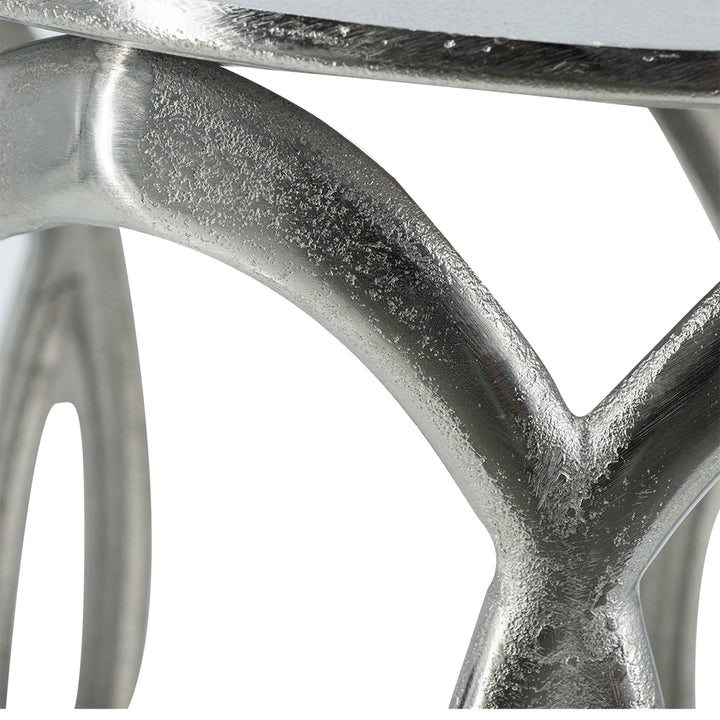 Silver Nesting Side Table