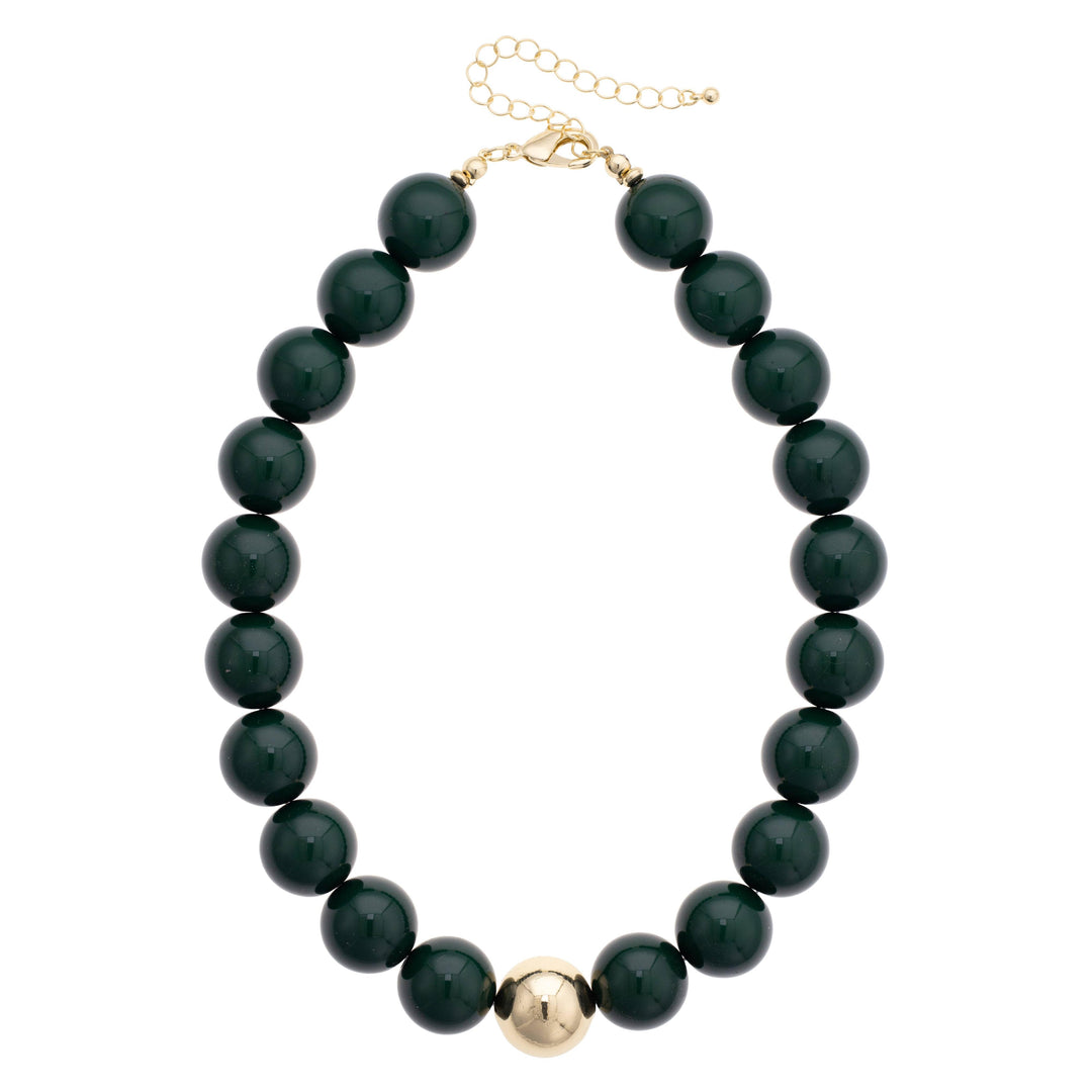 Marjorie Game Day Gumball Beaded Necklace