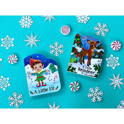 A Little Elf Shaped Christmas Board Book