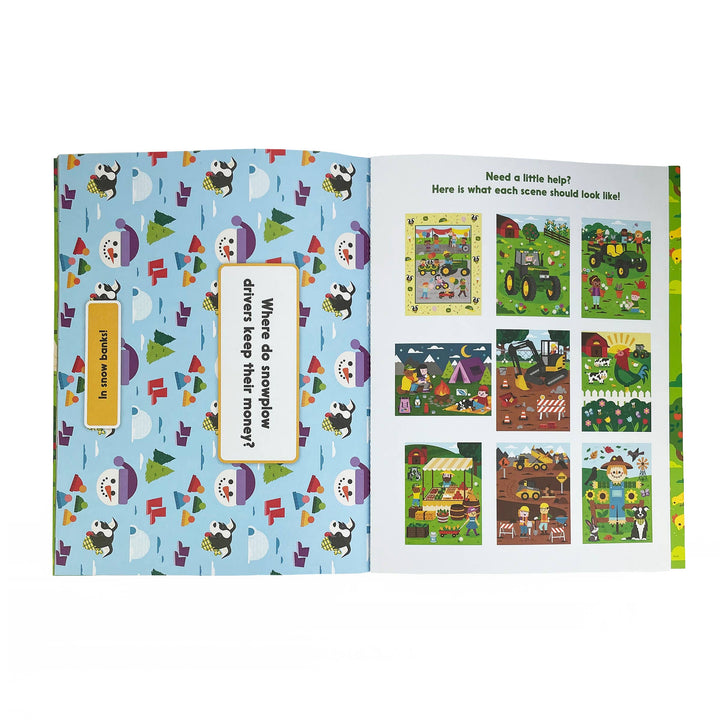 First Sticker by Number John Deere Kids Farm &amp; Friends