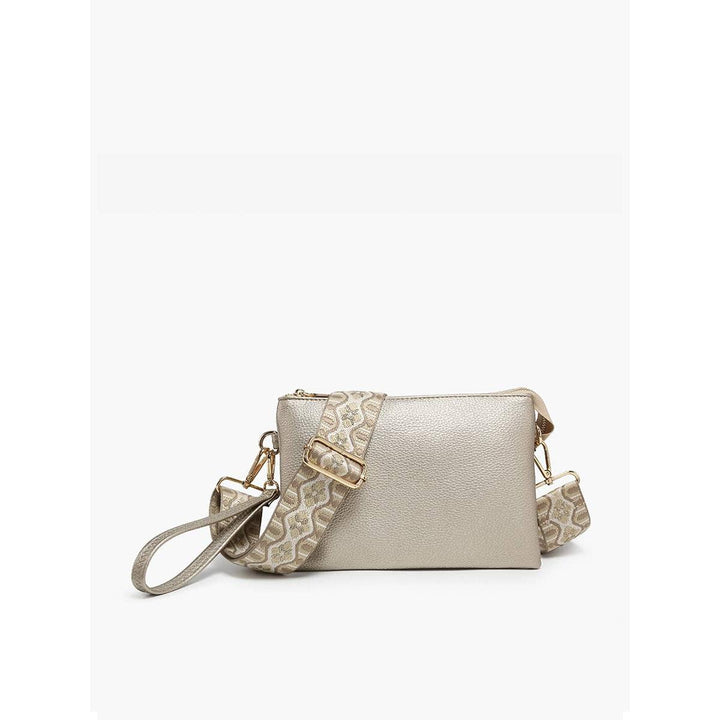 Jen &amp; Co Izzy Crossbody Purse with Guitar Strap | Vegan Leather Bag