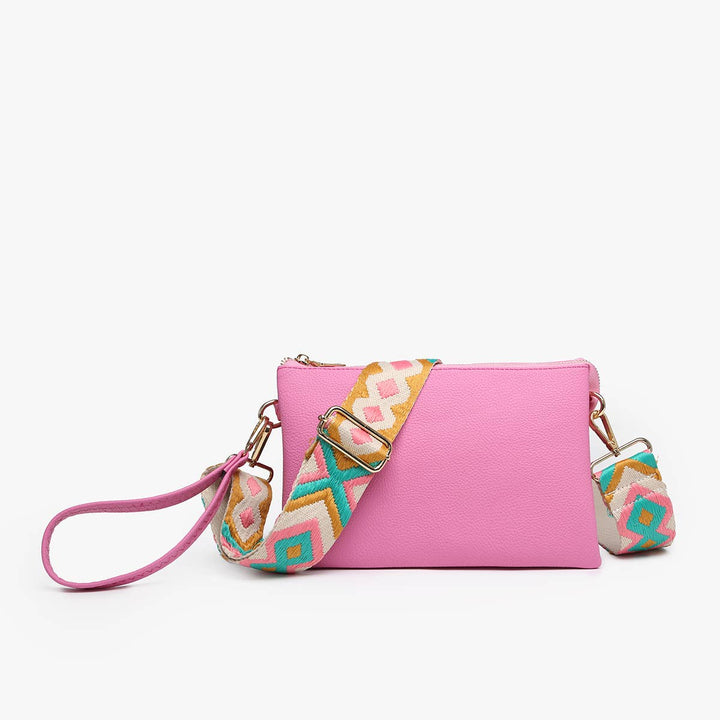 Jen &amp; Co Izzy Crossbody Purse with Guitar Strap | Vegan Leather Bag