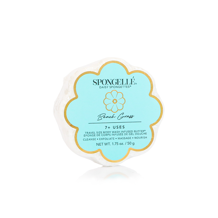 Spongellé Daisy Spongette - Flower Shaped Travel Body Buffer &amp; Soap Sponge