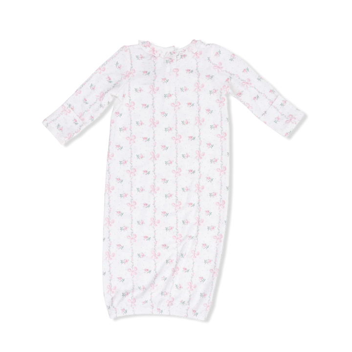 Dainty Buds and Bows Bamboo Kimono Gown &amp; Knot Headband | Angel Dear