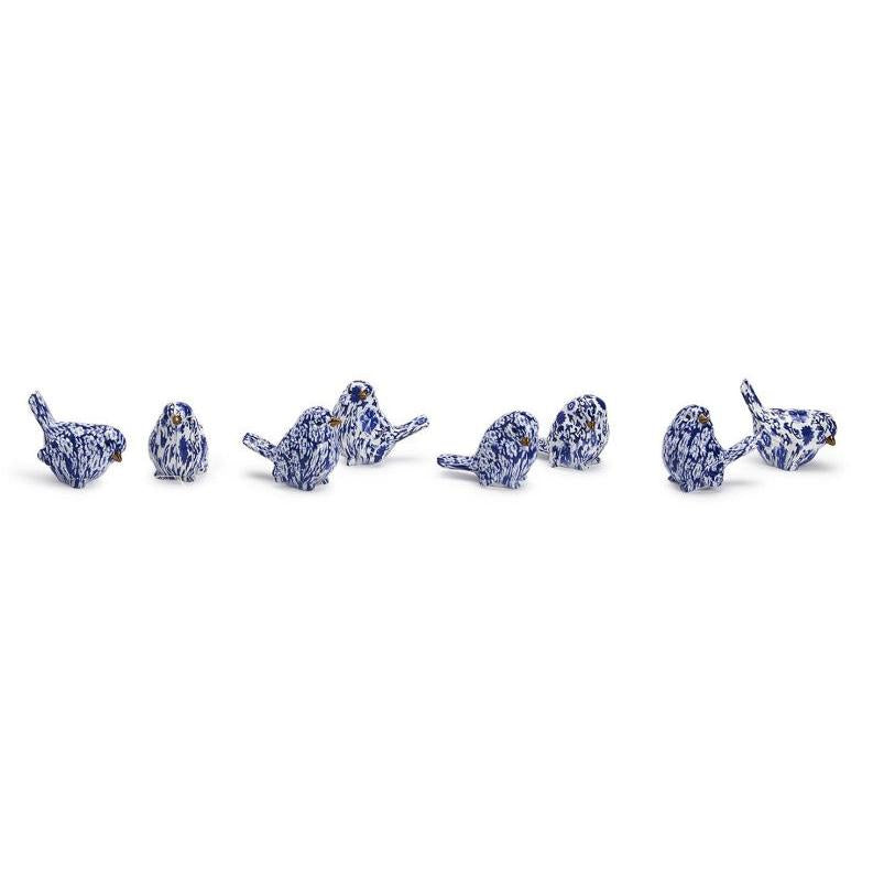 Chinoiserie Blue Floral Robin