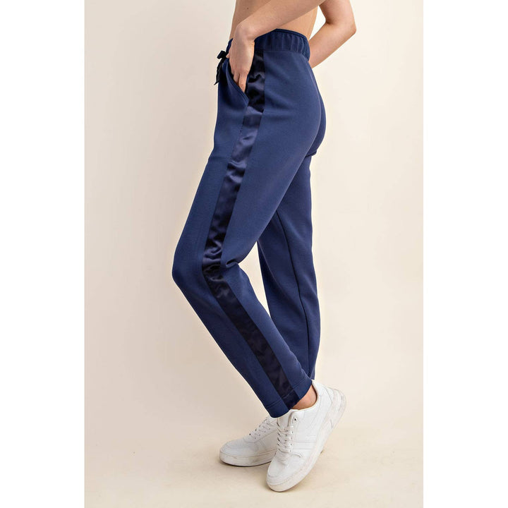 Modal Poly Span Jogger with Side Satin