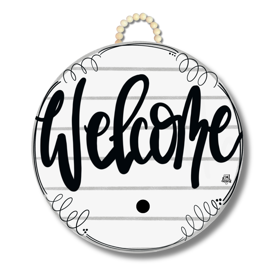 Shiplap "Welcome" Hanger + Mini