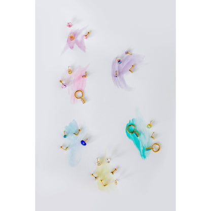 Screwback Stud Earrings Lux - Zuri Clear
