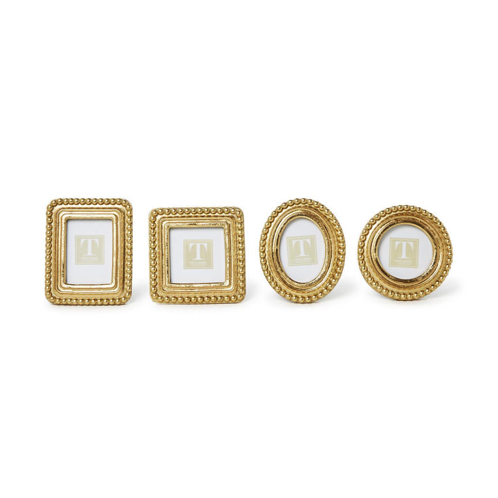 Beaded Texture Gold Photo Frames