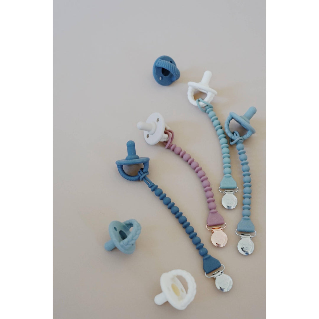 Itzy Ritzy Sweetie Strap™ Silicone One-Piece Pacifier Clips