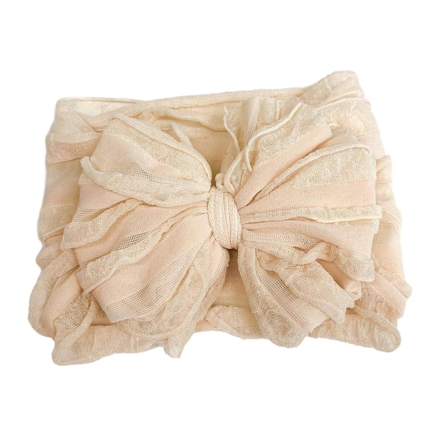 Sugar Cookie Ruffled Headband