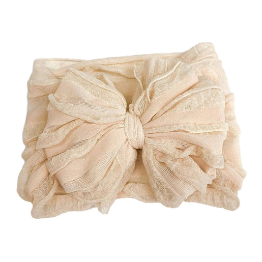 Sugar Cookie Ruffled Headband