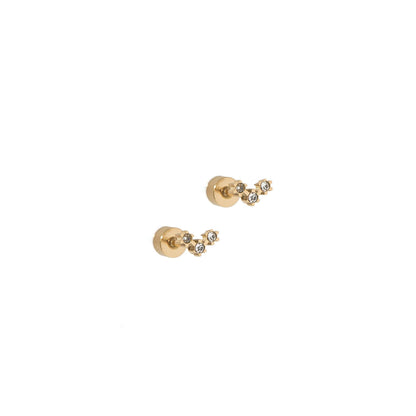 Screwback Stud Earrings - Sienna