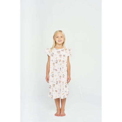 Away in a Manger PJ Girls Nightgown Polyester