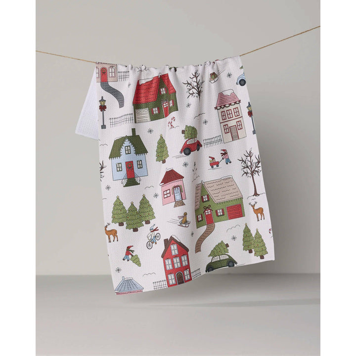 Winter Village Tea Towel - Holiday 2026