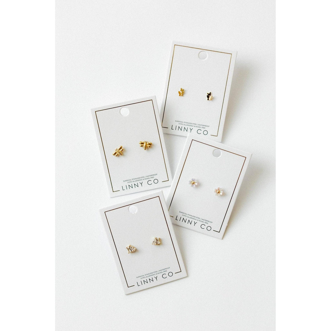 Screwback Stud Earrings - Sloane