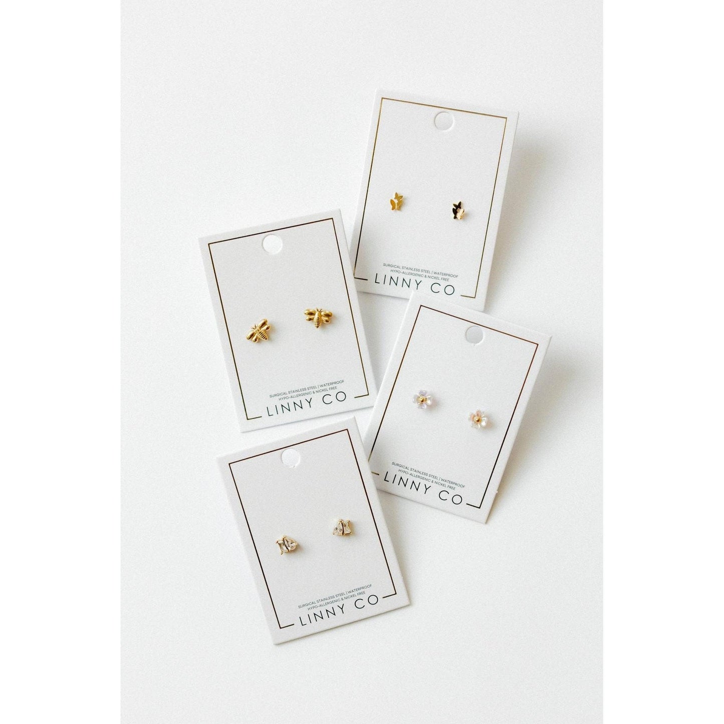 Screwback Stud Earrings - Sloane