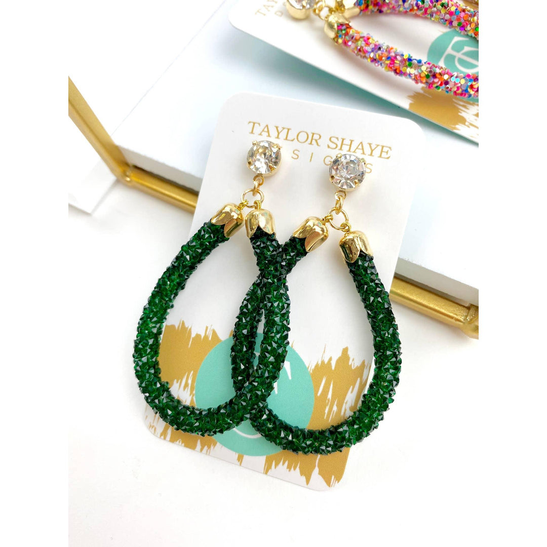 Glitter Teardrops