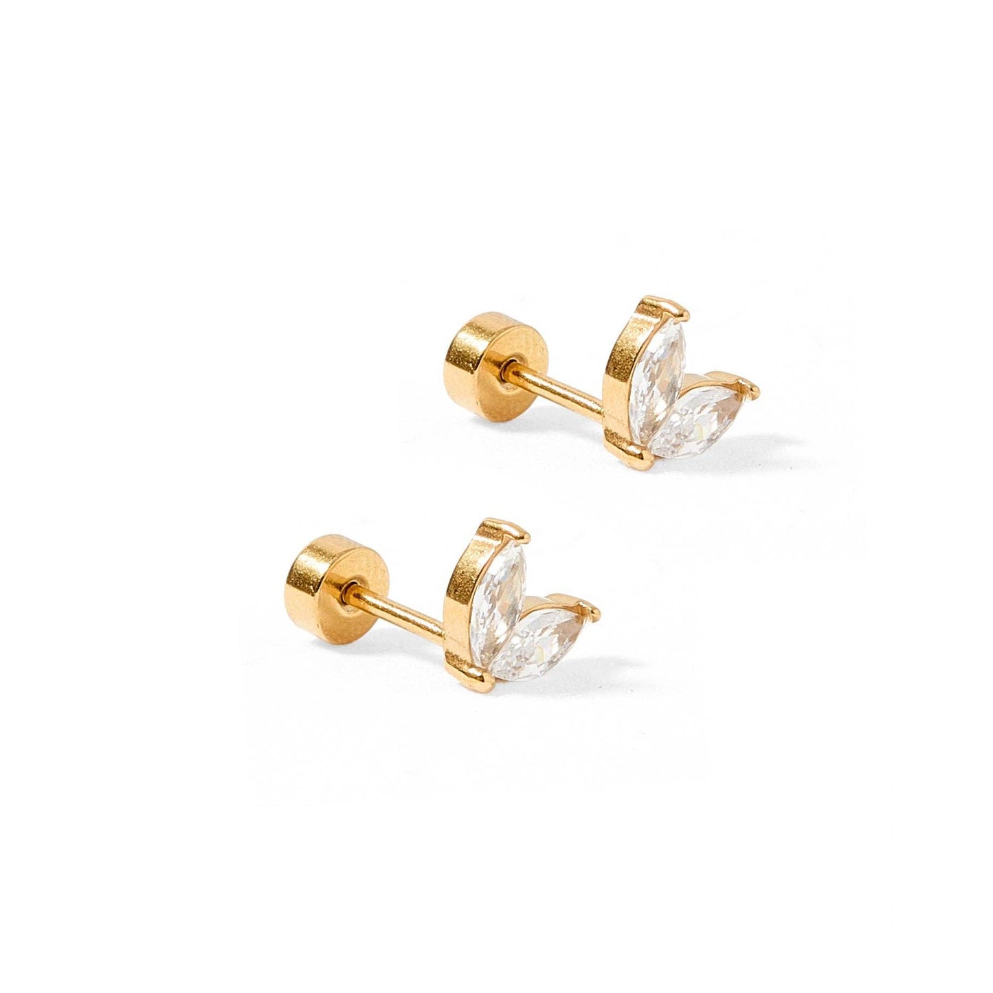 Screwback Stud Earrings - Nova