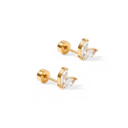 Screwback Stud Earrings - Nova