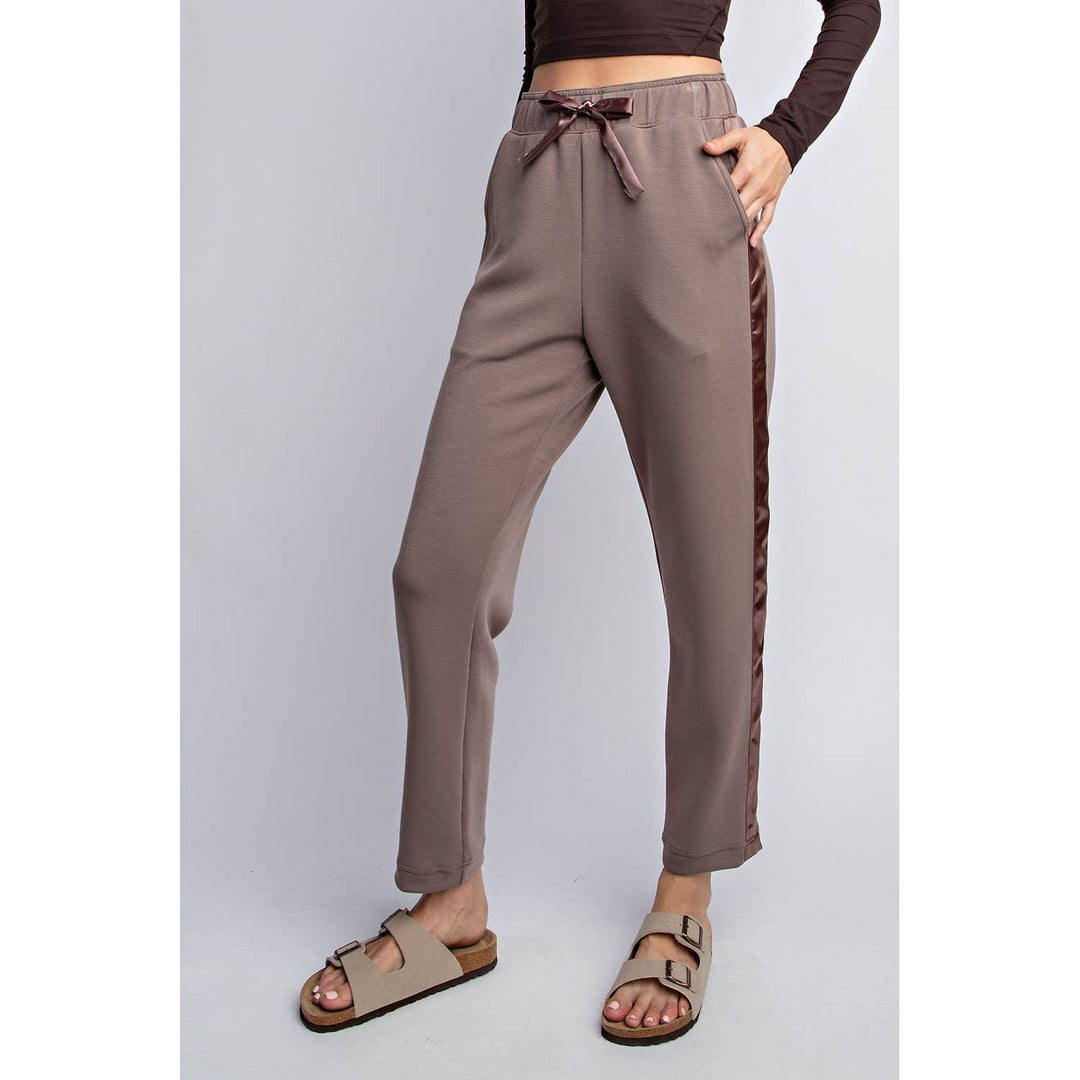 Modal Poly Span Jogger with Side Satin