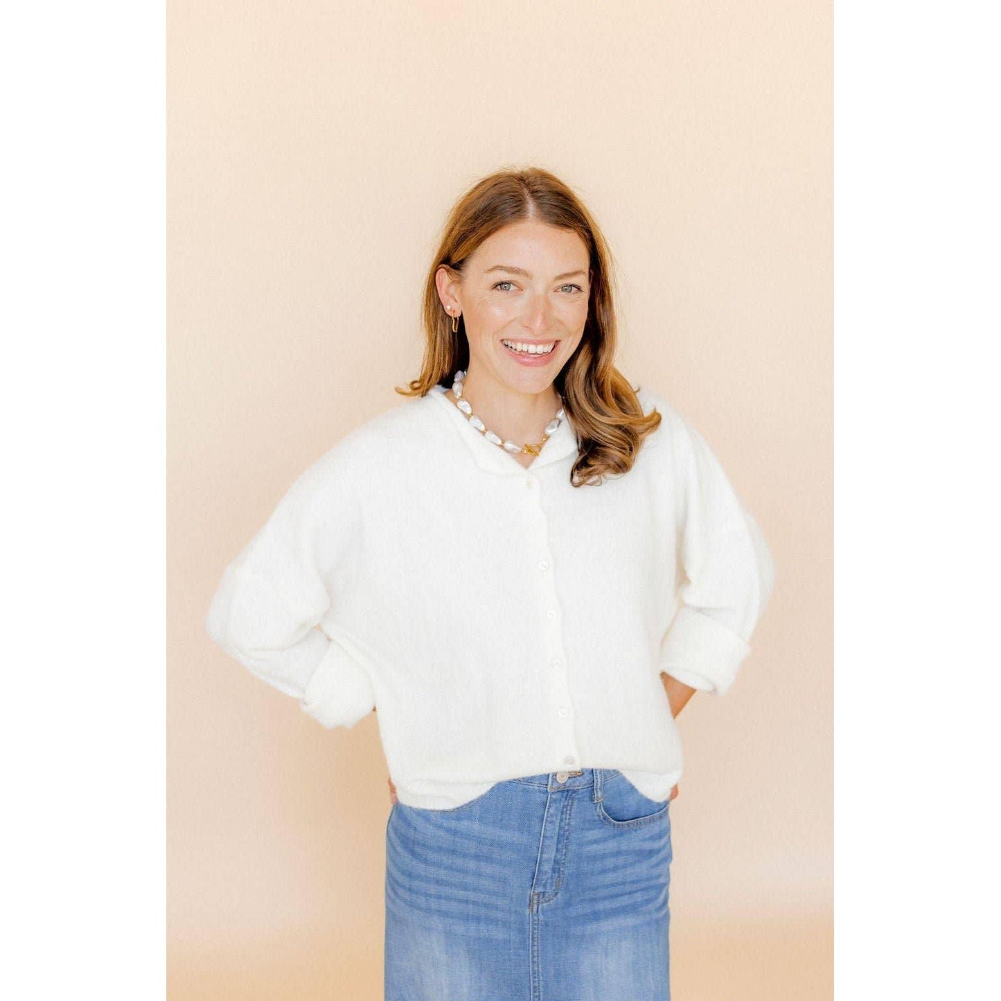 Screwback Stud Earrings - Heidi Pearl Bow