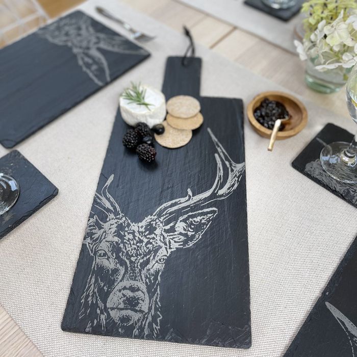 Stag Prince Slate Serving Paddle - Large
