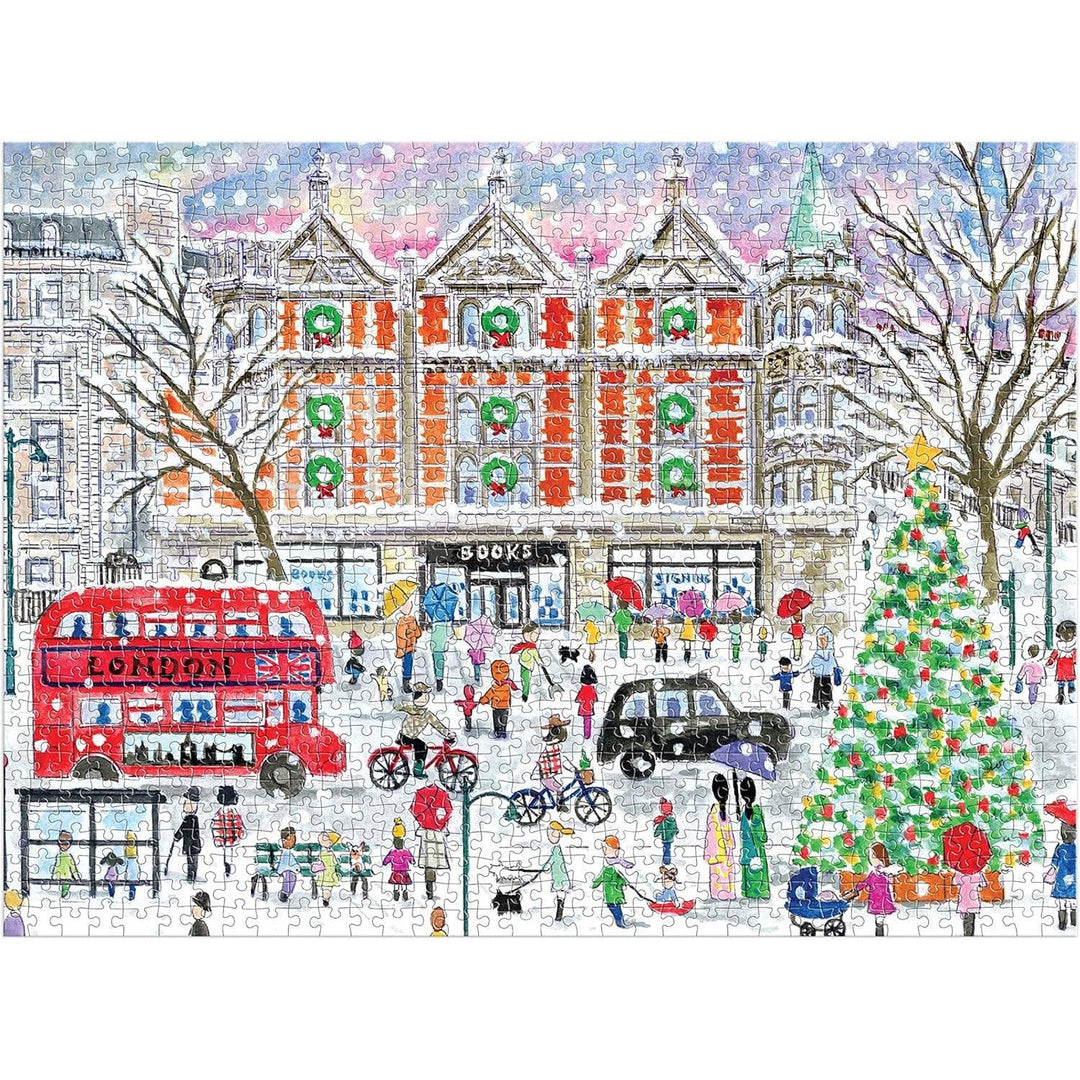 Michael Storrings Christmas in London 1000 Piece Puzzle