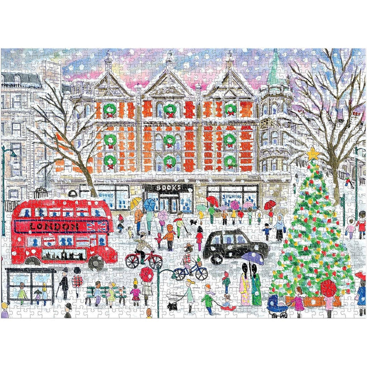 Michael Storrings Christmas in London 1000 Piece Puzzle