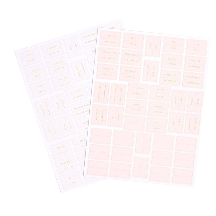 Pink and Cream Bible Tabs
