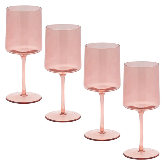 Mid Century Wine Glass - Set of 4