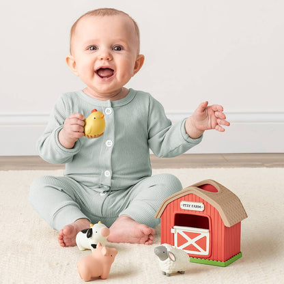 Itzy Ritzy Itzy Play Barn™ - Plush Spill & Fill Sensory Activity Toy