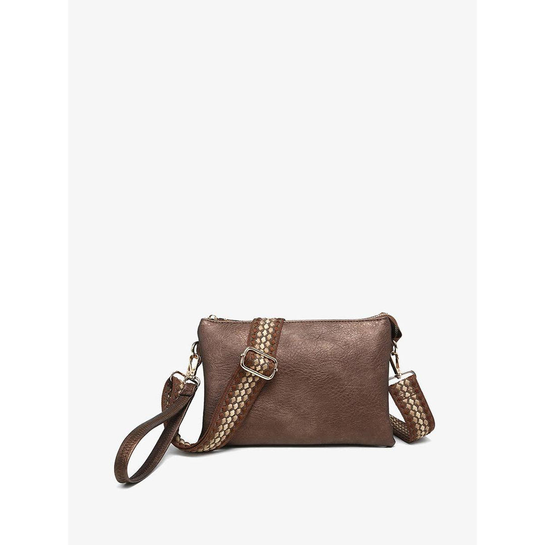 Jen &amp; Co Izzy Crossbody Purse with Guitar Strap | Vegan Leather Bag