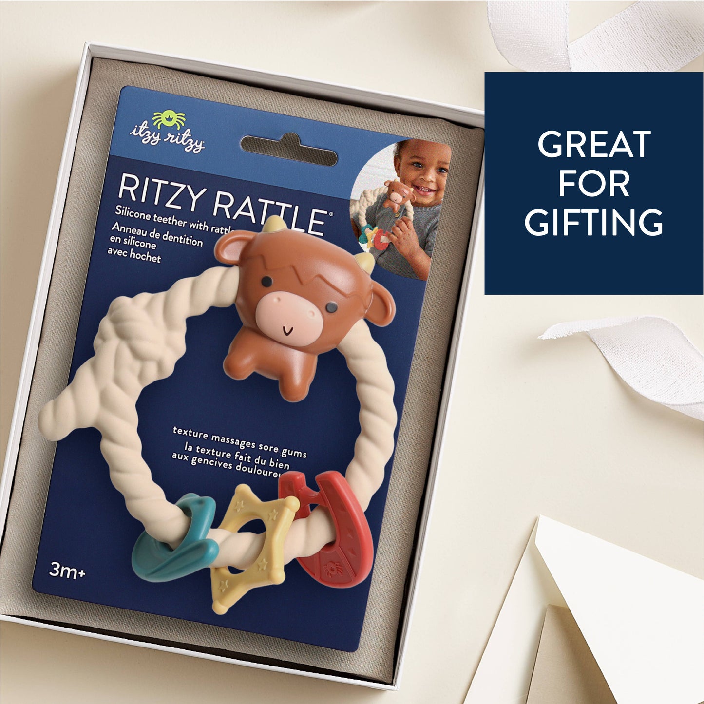 *NEW OPTION* Ritzy Rattle™ Silicone Teether Rattles