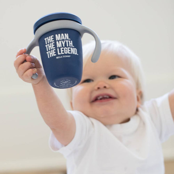 Bella Tunno The Man the Myth the Legend Happy Sippy Cup — Silicone Sippy Cup