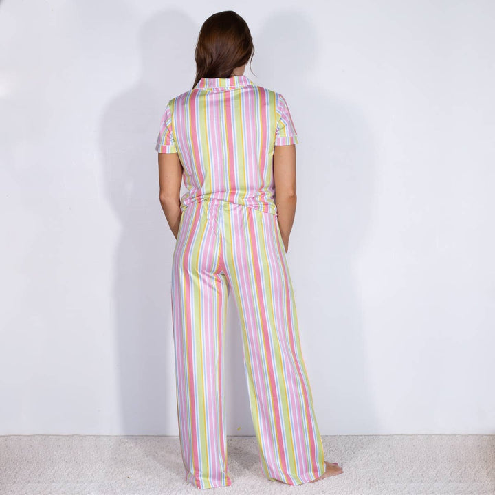 Janey Stripe Sleep Shirt &amp; Pants