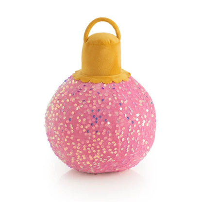 Shiraleah Merry Bauble Sequin Small Pillow, Candy
