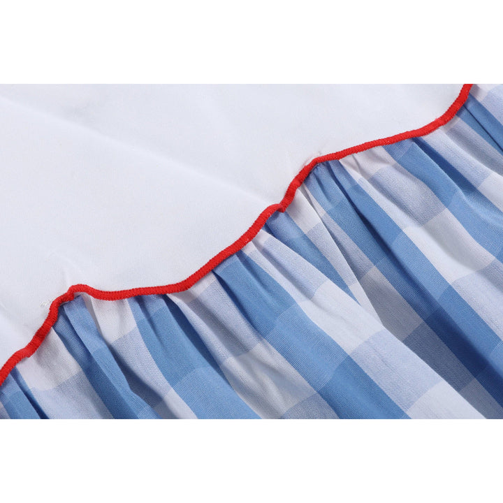 Red, White and Blue Flutter Romper