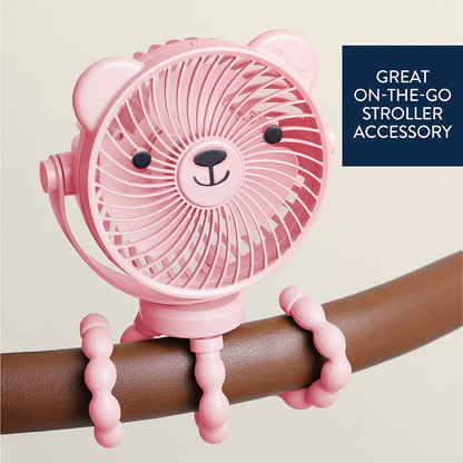 Itzy Ritzy® Itzy Breeze™ 3-Speed Stroller Fan – Pink