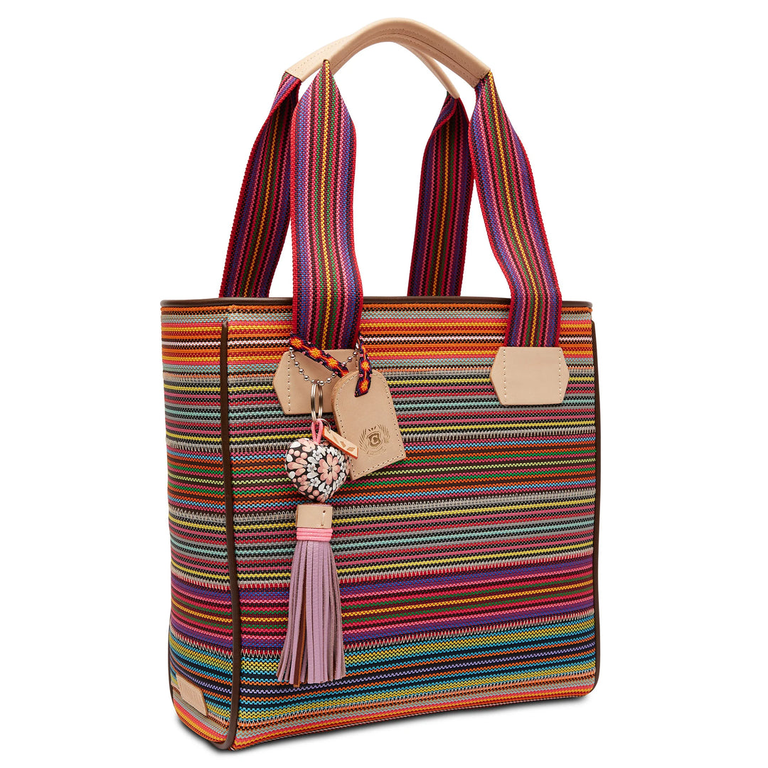 Consuela Reese Classic Tote — Striped ConsuelaCloth Tote