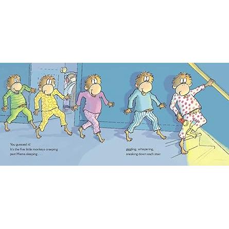 Five Little Monkeys Looking for Santa
