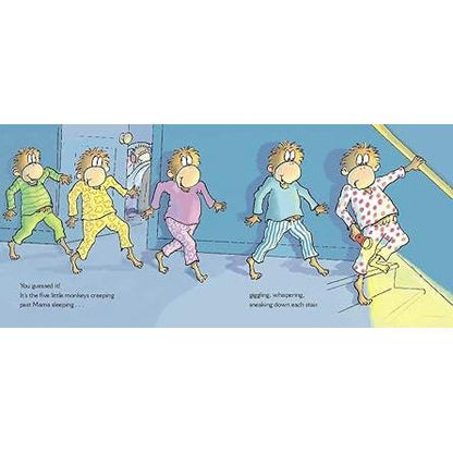 Five Little Monkeys Looking for Santa