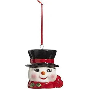 3" VINTAGE SNOWMAN ORNAMENT