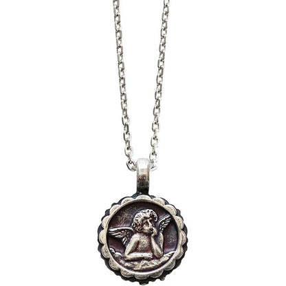 Guardian Angel Pendant "Saba" - Rhodium