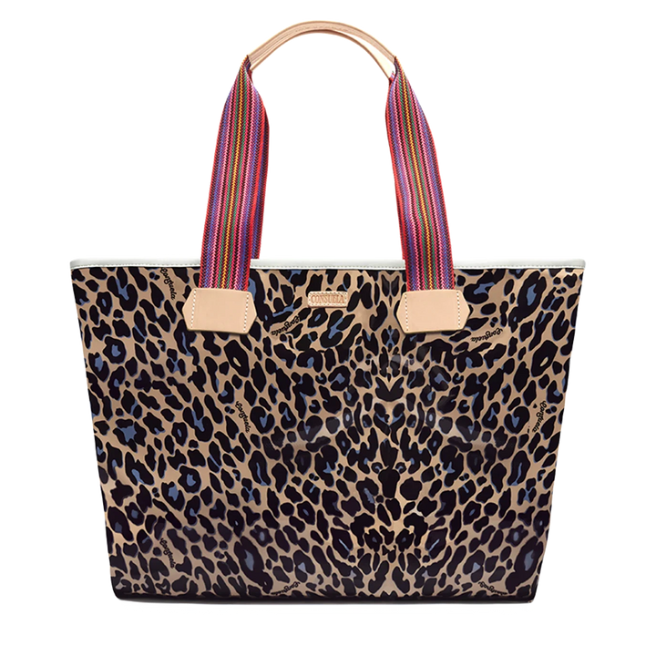 Blue Jag Zipper Tote