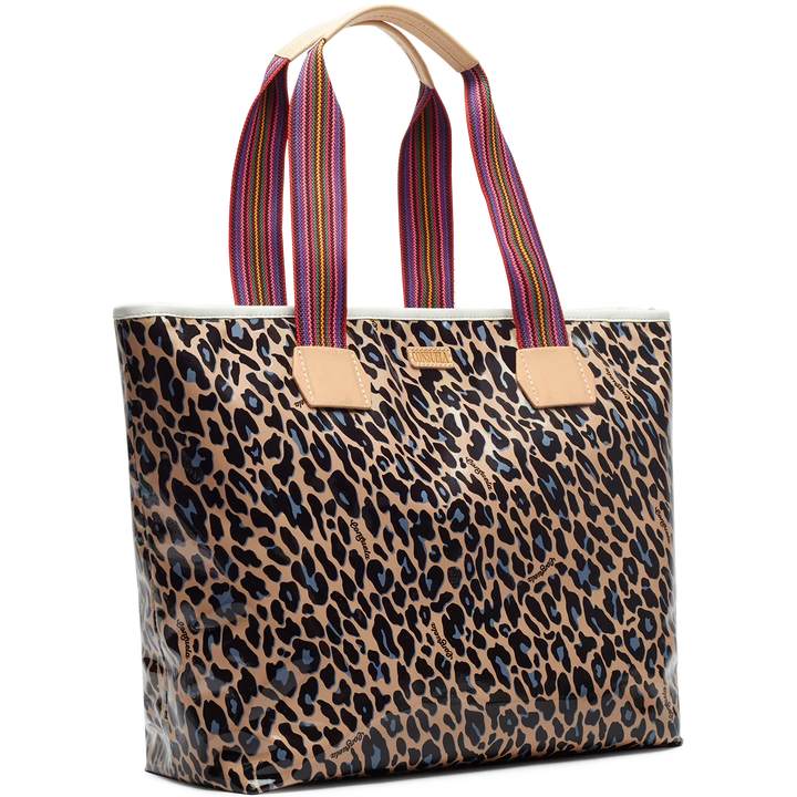 Blue Jag Zipper Tote