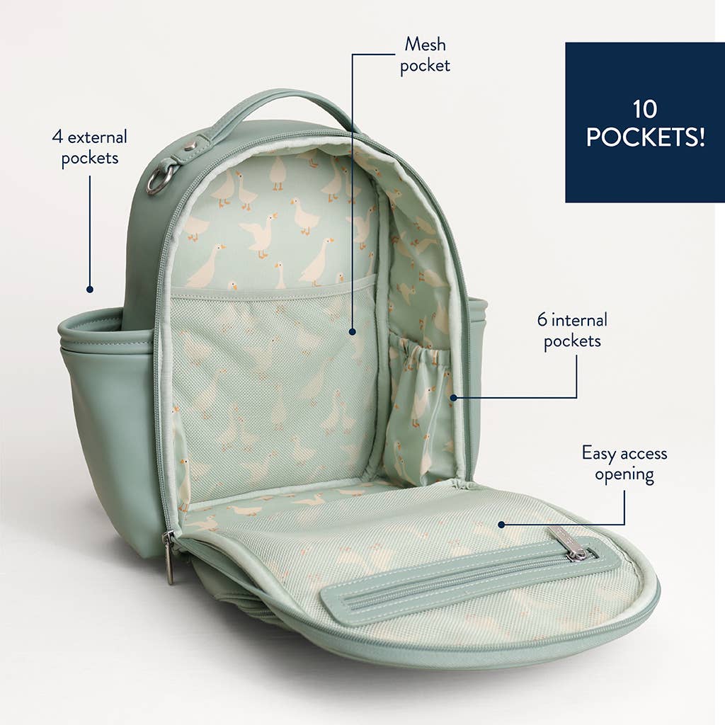 *NEW* Itzy Mini Plus™ - Silly Goose, Sage Backpack