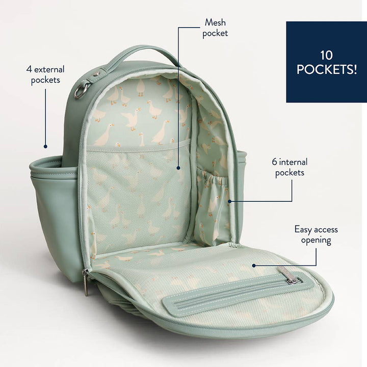 *NEW* Itzy Mini Plus™ - Silly Goose, Sage Backpack