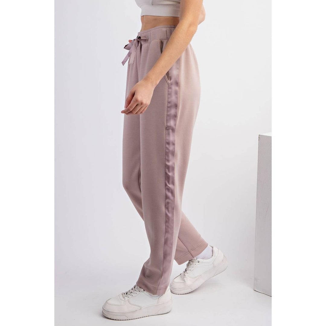 Modal Poly Span Jogger with Side Satin