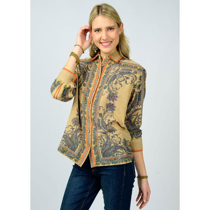 Paisely Border Shirt